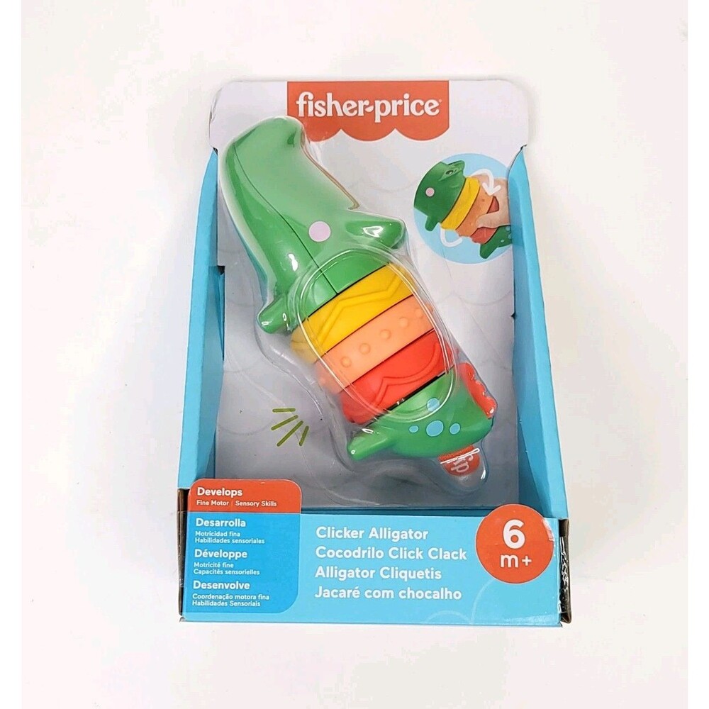Fisher-Price Clicker Alligator New In Box